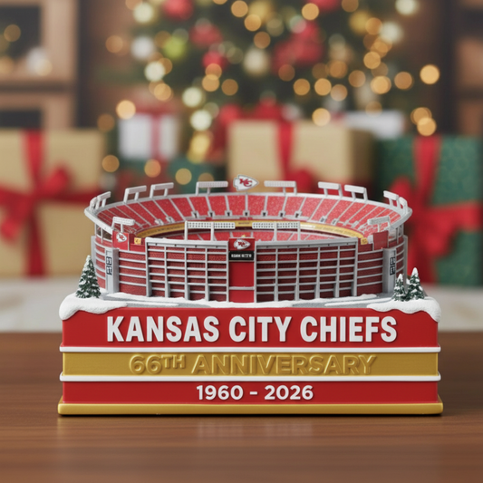 Kansas City Chiefs 66th Anniversary Stadium Collectible (1960–2026)