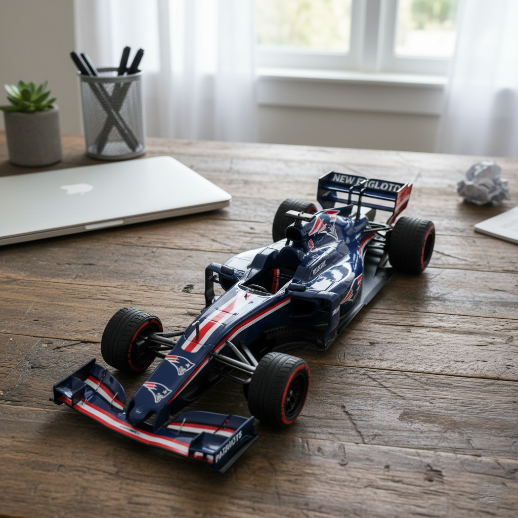 🏎️ Football Team F1 Car Model — Team-Branded Formula-Style Display Model