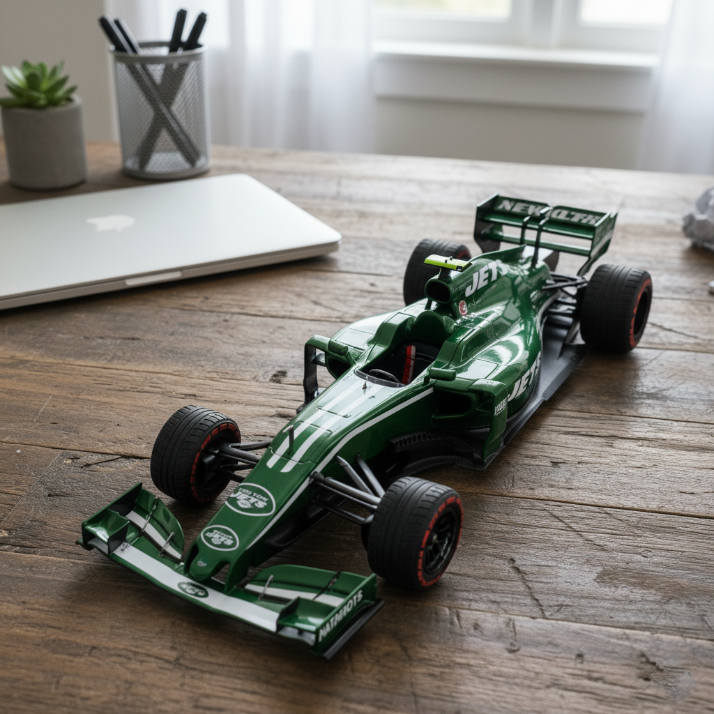 🏎️ Football Team F1 Car Model — Team-Branded Formula-Style Display Model