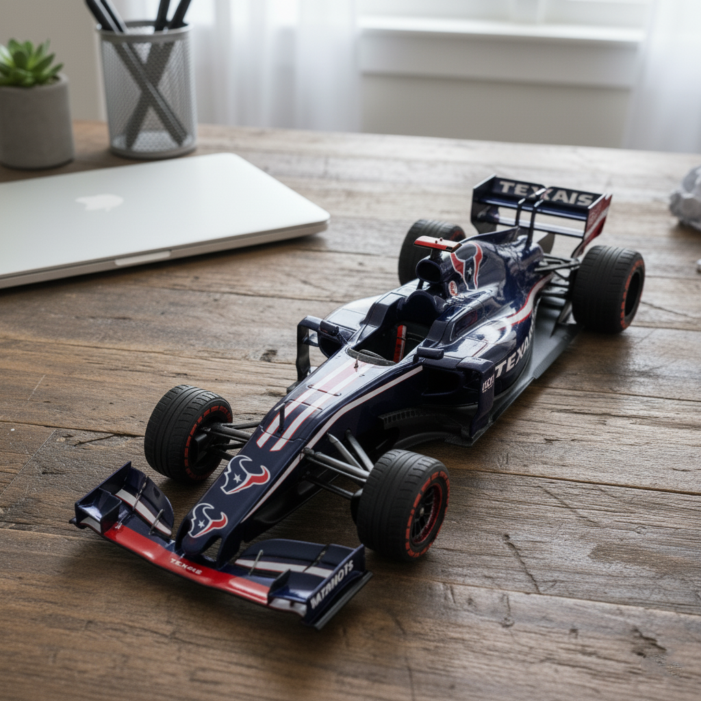 🏎️ Football Team F1 Car Model — Team-Branded Formula-Style Display Model