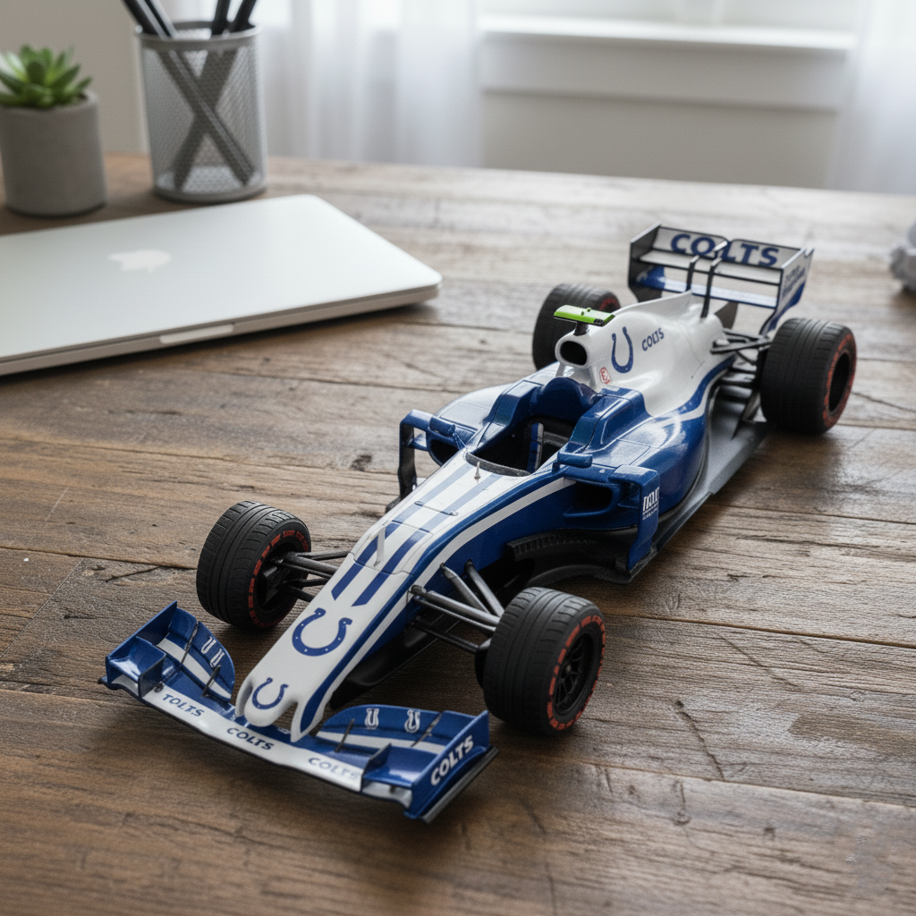 🏎️ Football Team F1 Car Model — Team-Branded Formula-Style Display Model