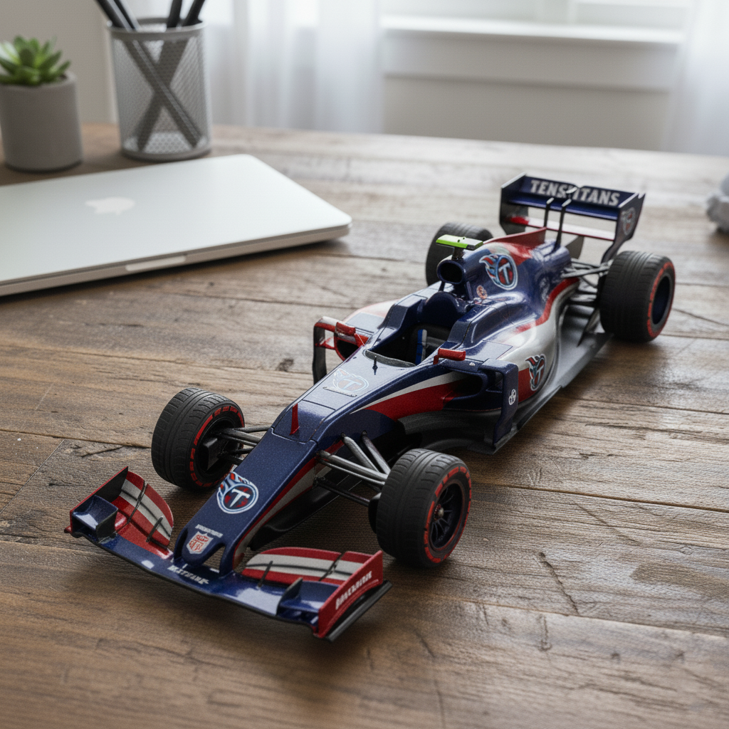 🏎️ Football Team F1 Car Model — Team-Branded Formula-Style Display Model