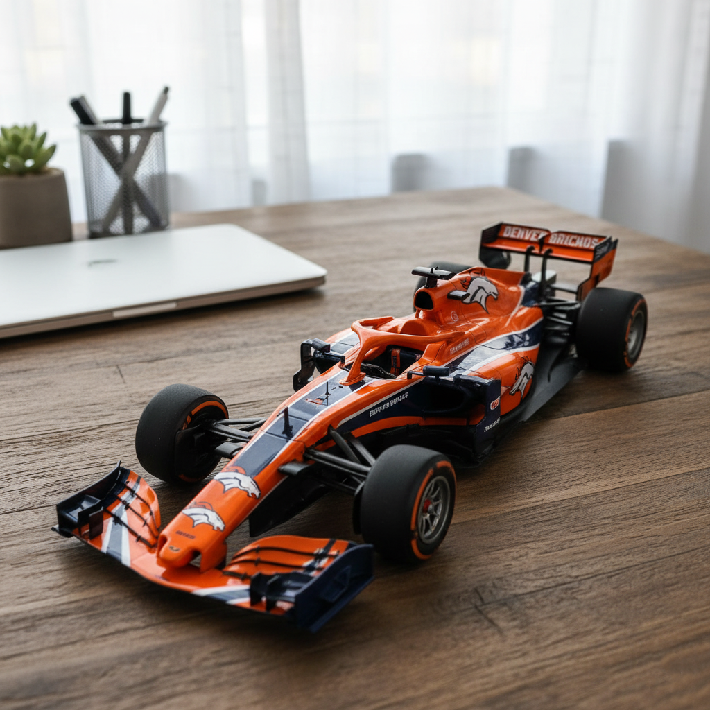 🏎️ Football Team F1 Car Model — Team-Branded Formula-Style Display Model