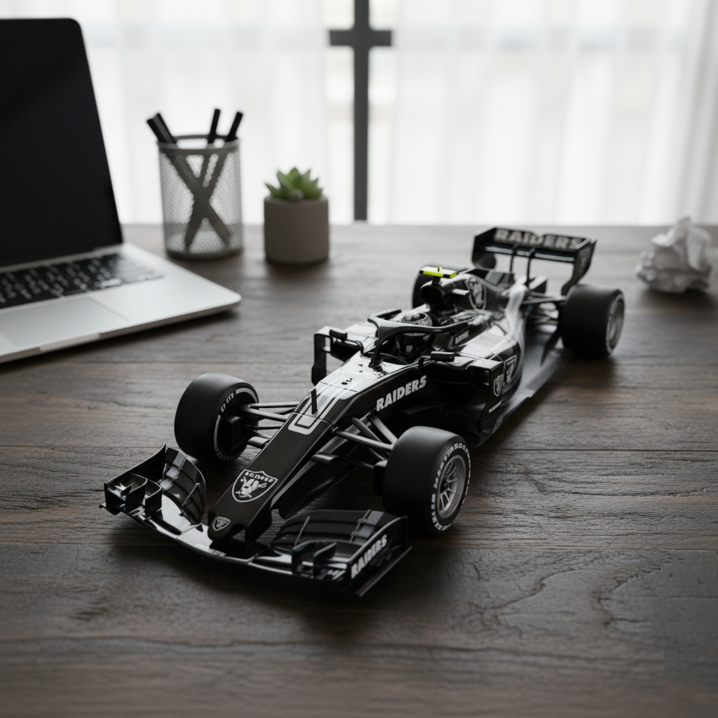 🏎️ Football Team F1 Car Model — Team-Branded Formula-Style Display Model