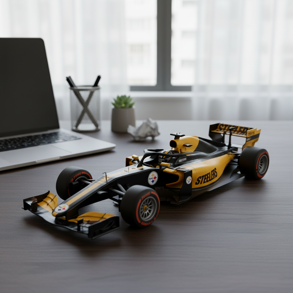 🏎️ Football Team F1 Car Model — Team-Branded Formula-Style Display Model