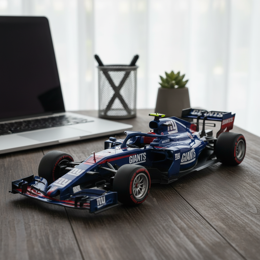 🏎️ Football Team F1 Car Model — Team-Branded Formula-Style Display Model