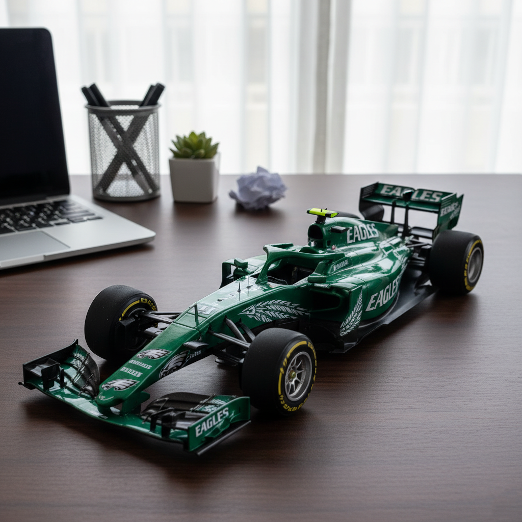 🏎️ Football Team F1 Car Model — Team-Branded Formula-Style Display Model