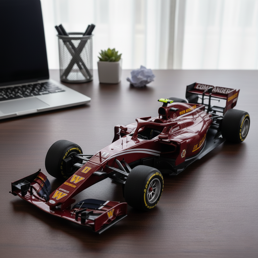 🏎️ Football Team F1 Car Model — Team-Branded Formula-Style Display Model