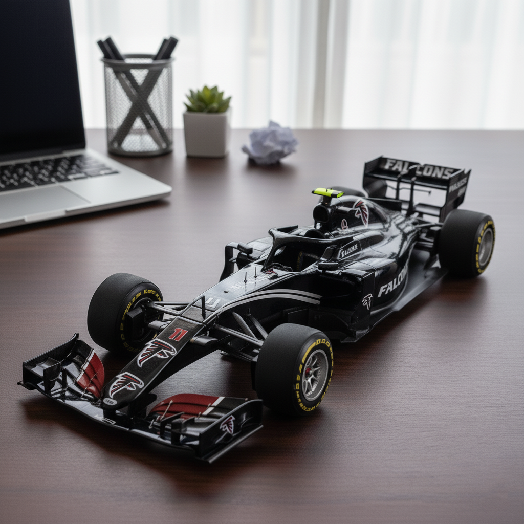 🏎️ Football Team F1 Car Model — Team-Branded Formula-Style Display Model