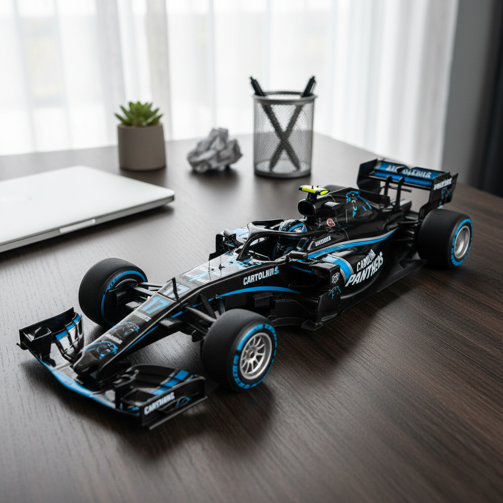 🏎️ Football Team F1 Car Model — Team-Branded Formula-Style Display Model