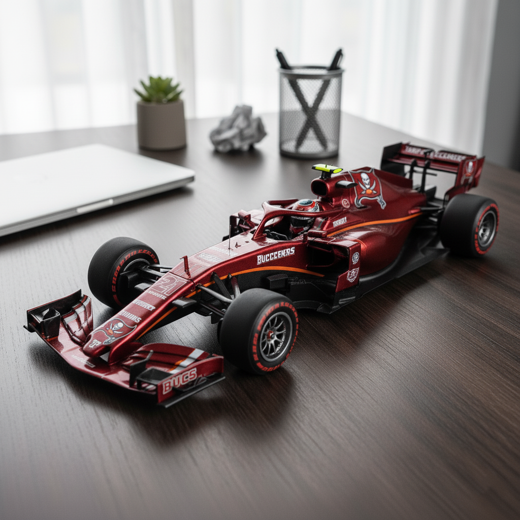 🏎️ Football Team F1 Car Model — Team-Branded Formula-Style Display Model