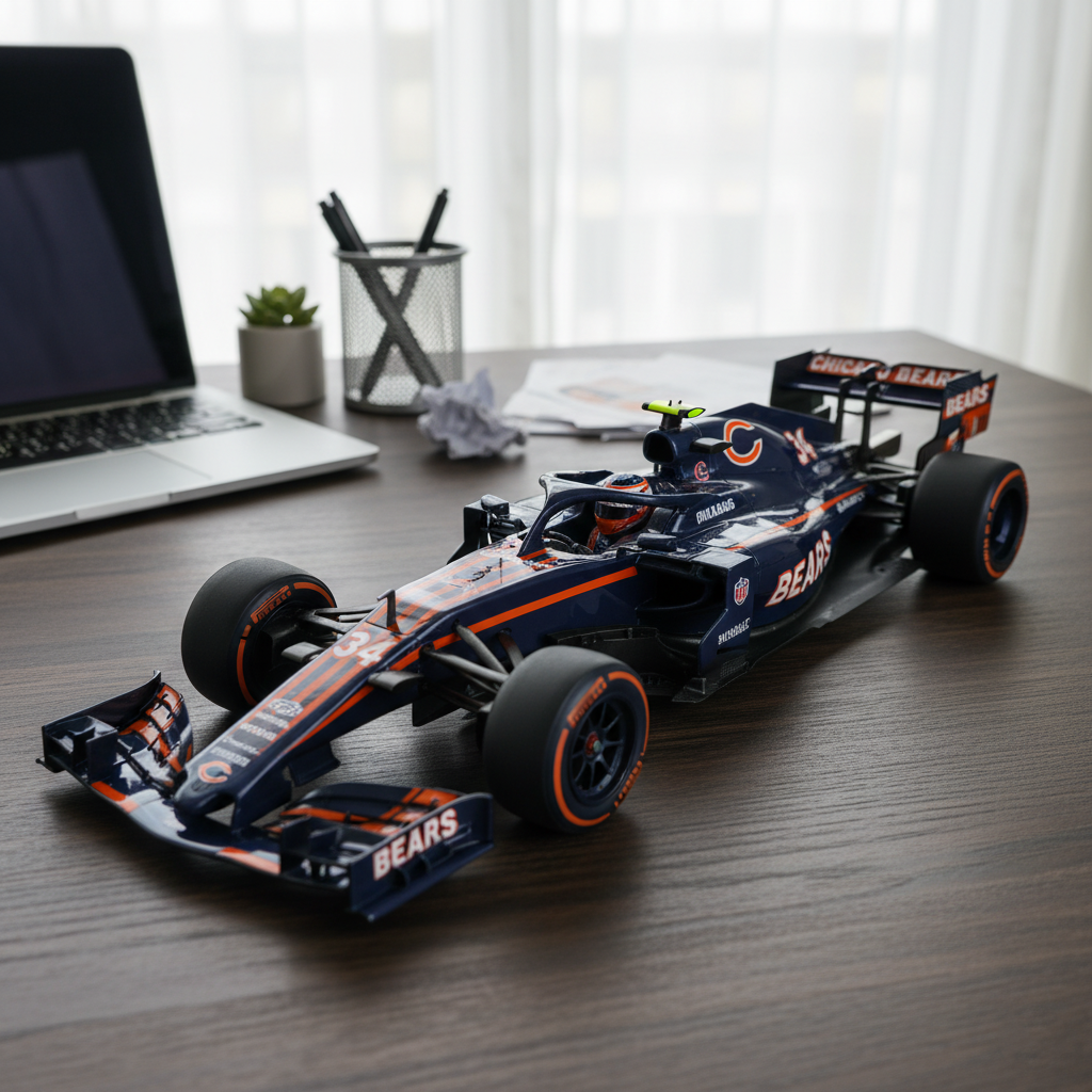 🏎️ Football Team F1 Car Model — Team-Branded Formula-Style Display Model