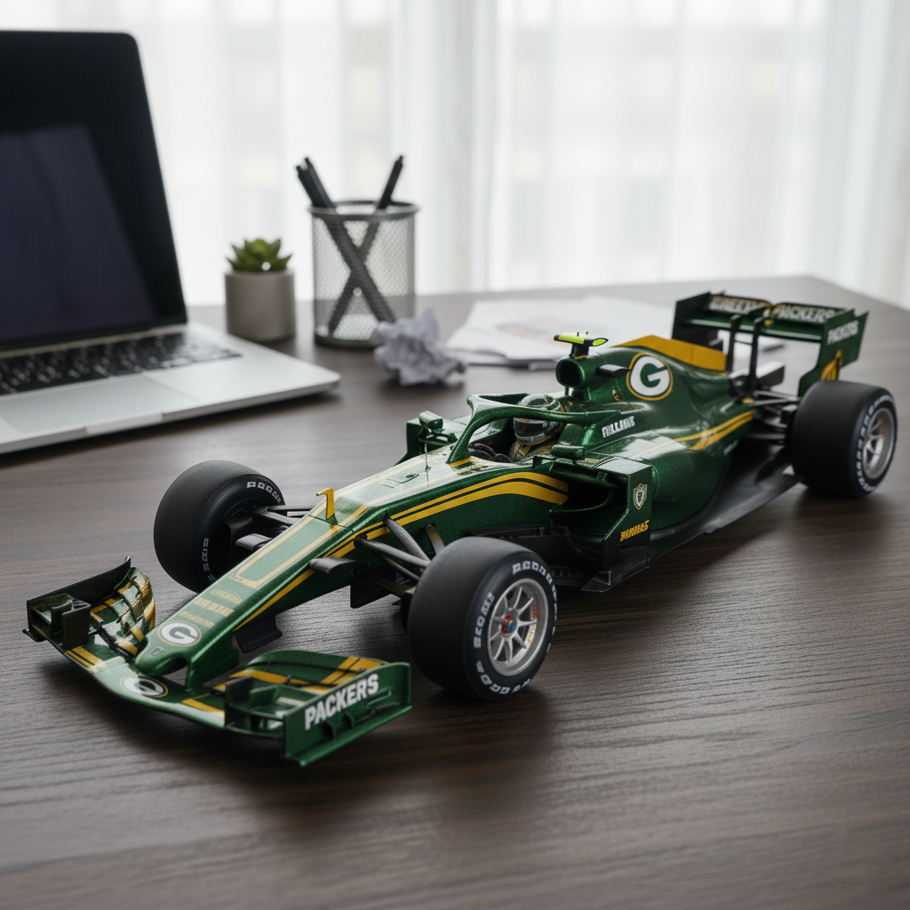 🏎️ Football Team F1 Car Model — Team-Branded Formula-Style Display Model