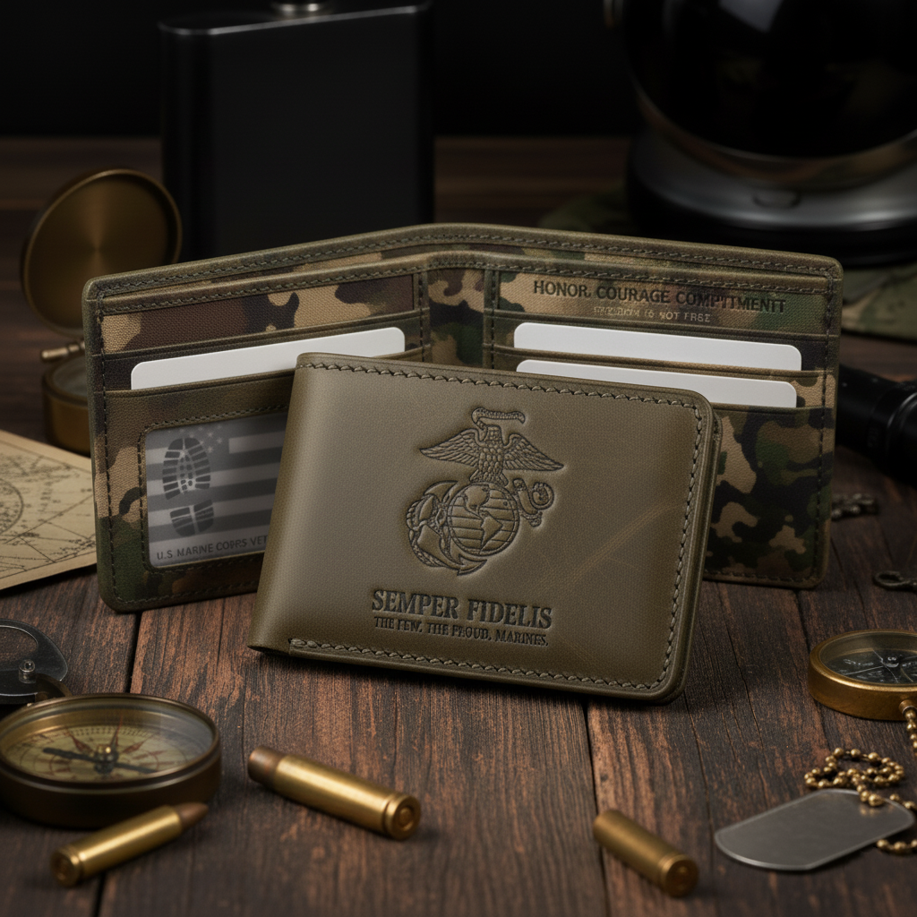 🇺🇸 American Veterans Commemorative Wallet — Tribute Wallet for Service & Pride