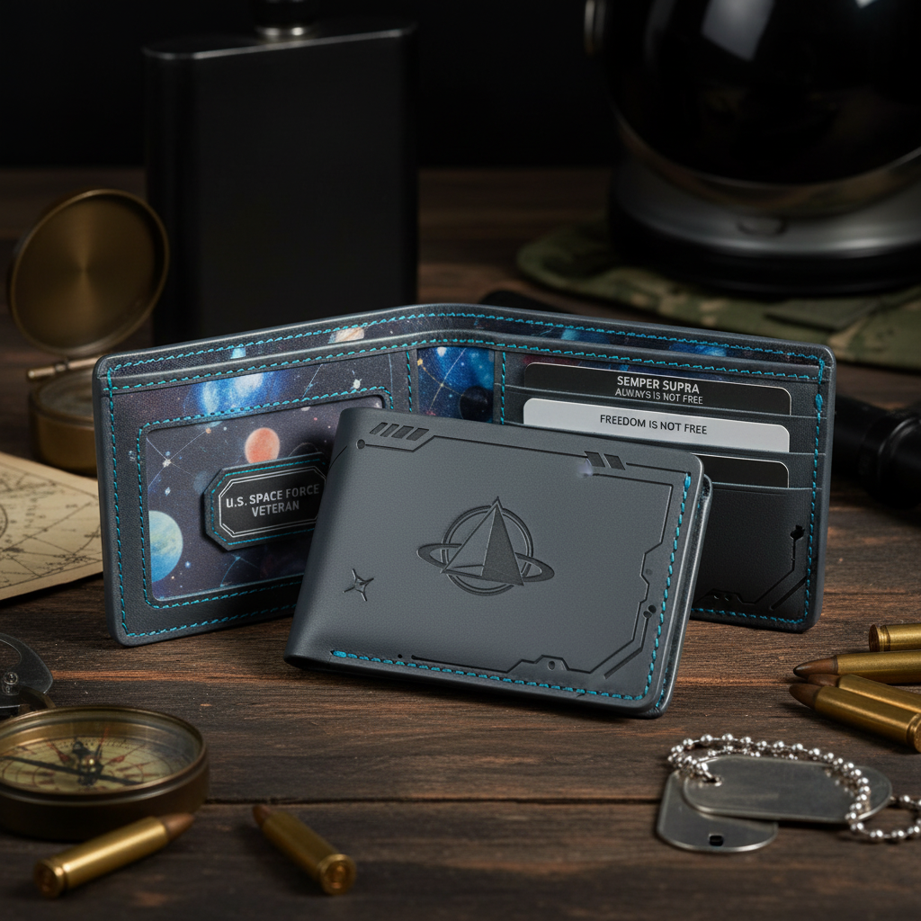 🇺🇸 American Veterans Commemorative Wallet — Tribute Wallet for Service & Pride
