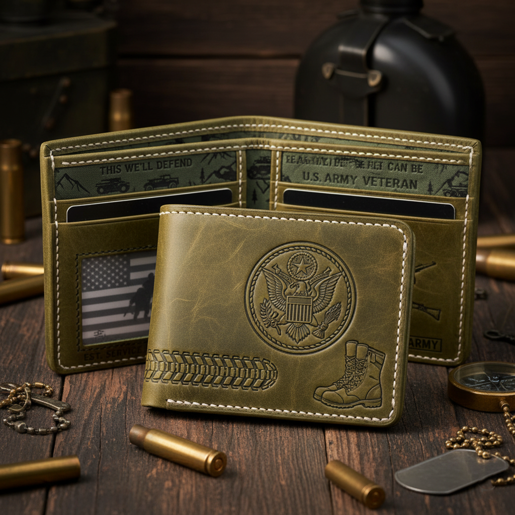 🇺🇸 American Veterans Commemorative Wallet — Tribute Wallet for Service & Pride
