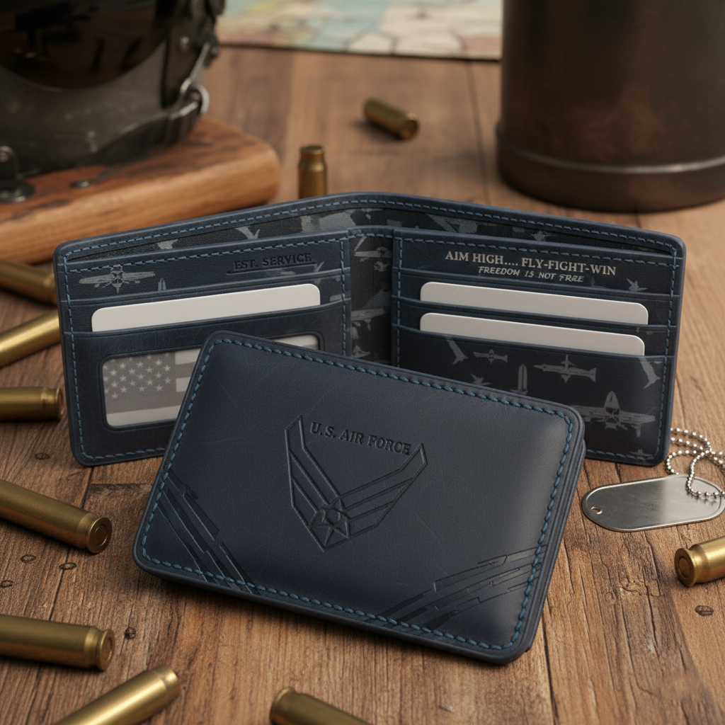 🇺🇸 American Veterans Commemorative Wallet — Tribute Wallet for Service & Pride