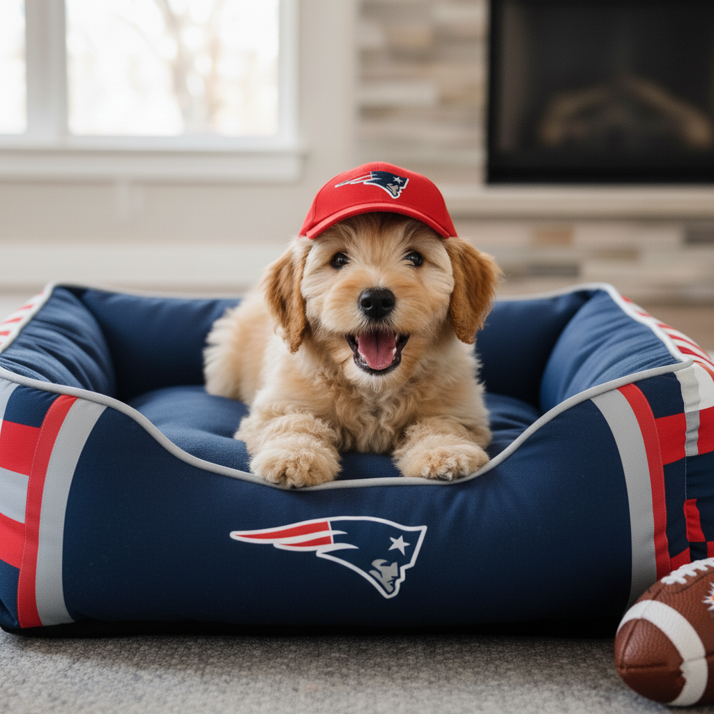 🛏️Football team pet beds