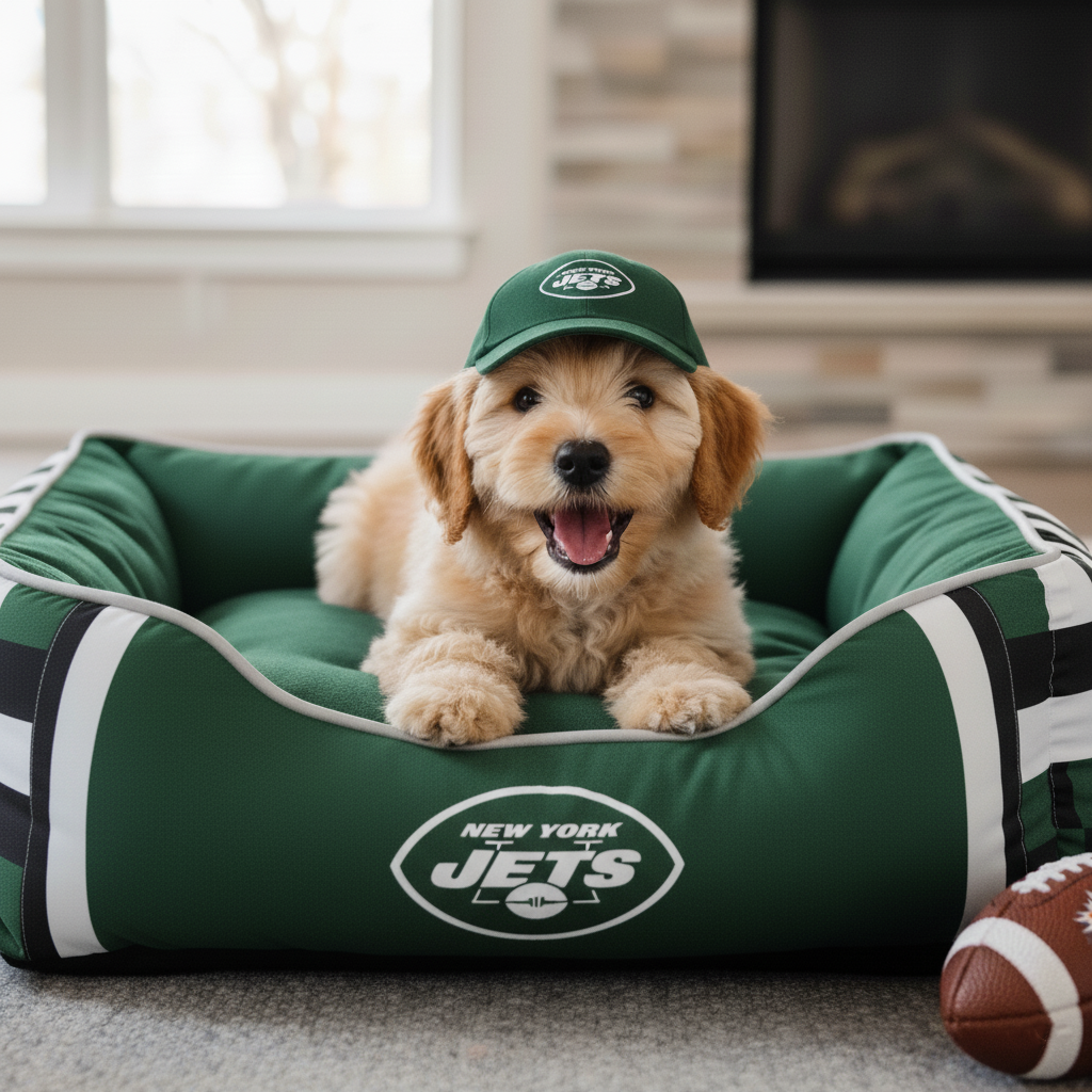 🛏️Football team pet beds