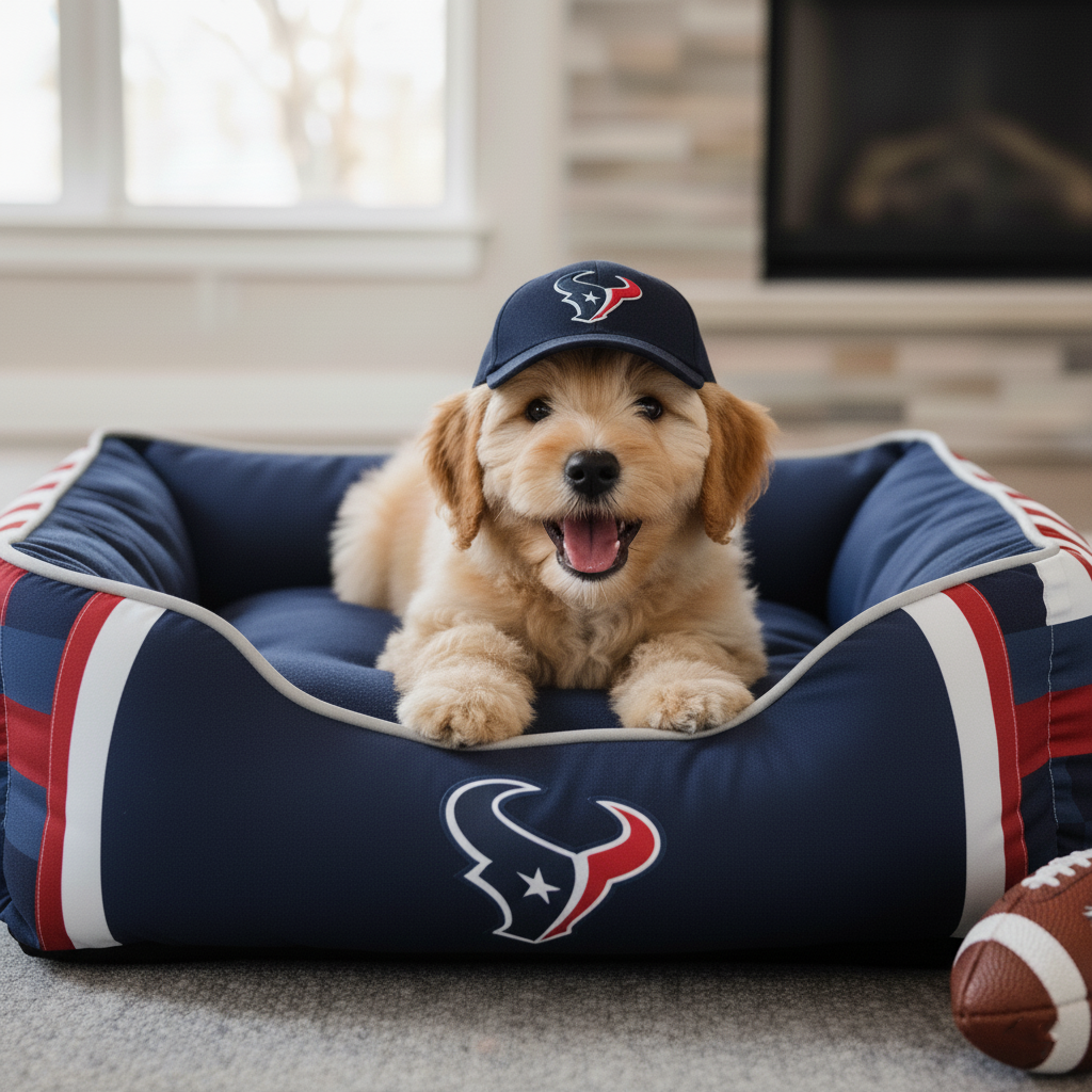 🛏️Football team pet beds