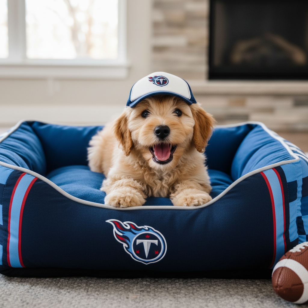 🛏️Football team pet beds