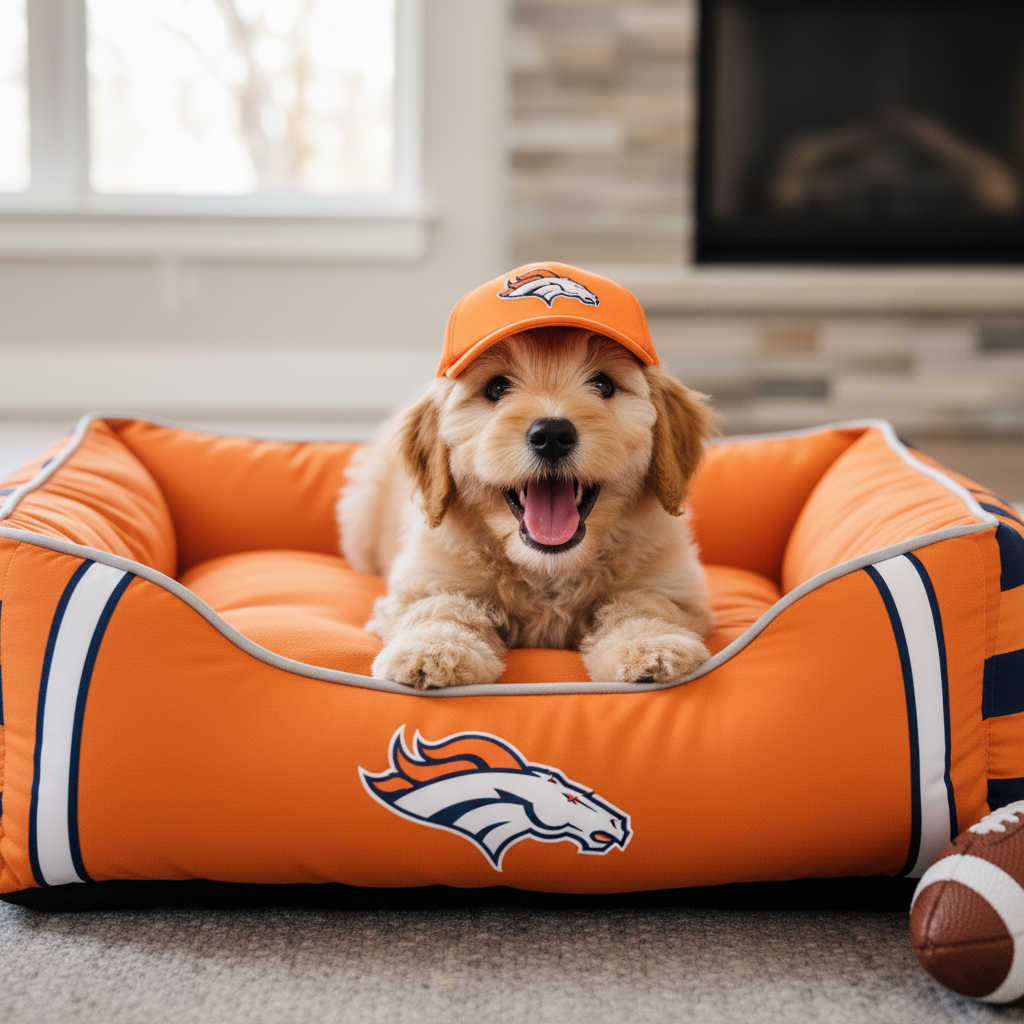 🛏️Football team pet beds