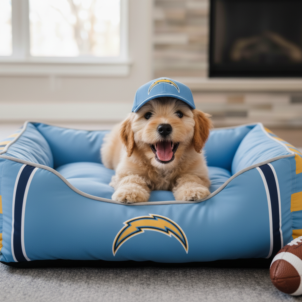 🛏️Football team pet beds