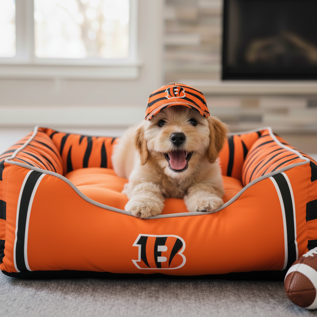 🛏️Football team pet beds
