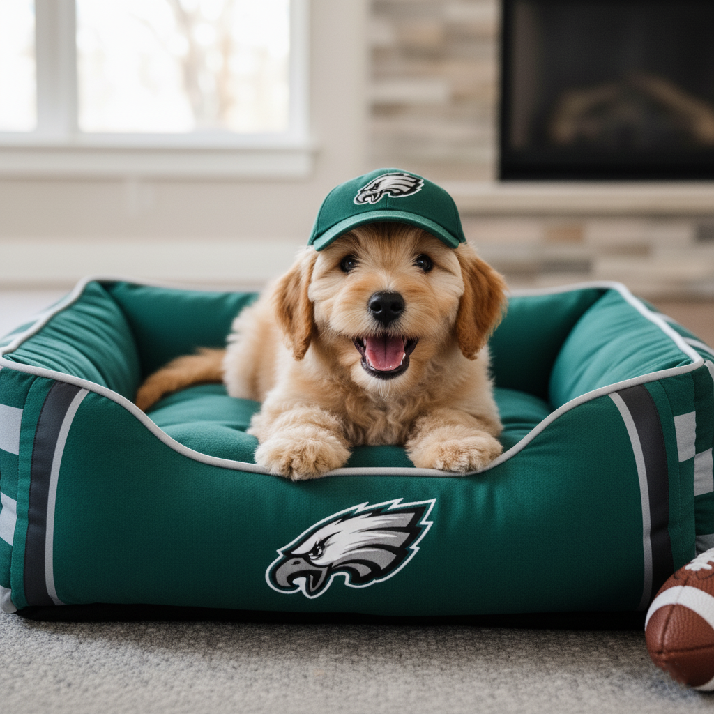 🛏️Football team pet beds