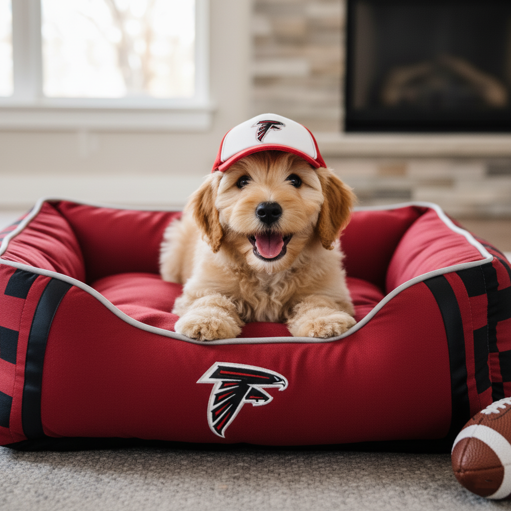 🛏️Football team pet beds