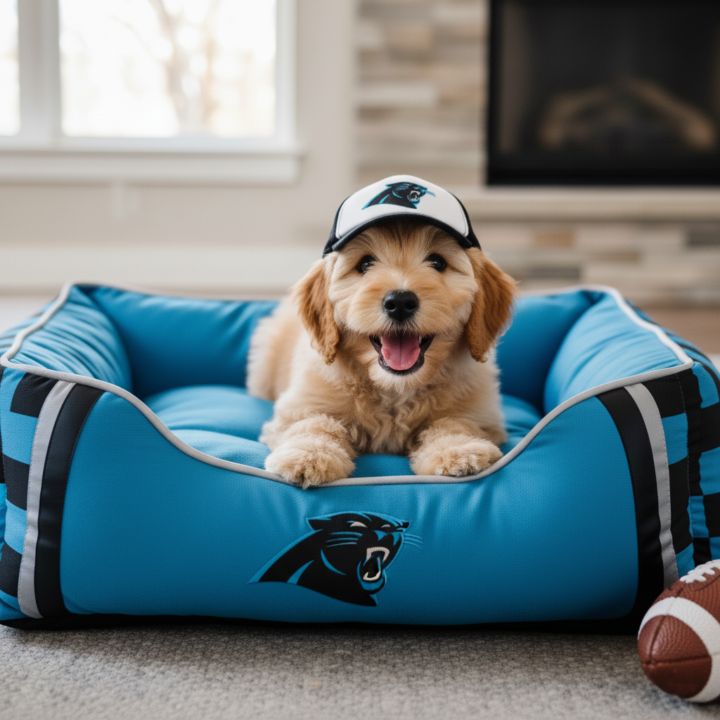 🛏️Football team pet beds