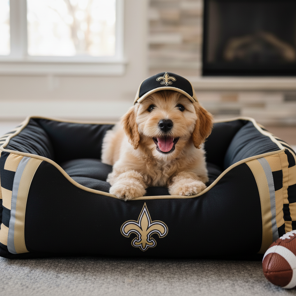 🛏️Football team pet beds