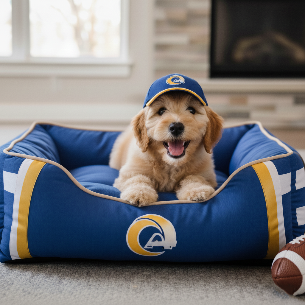 🛏️Football team pet beds