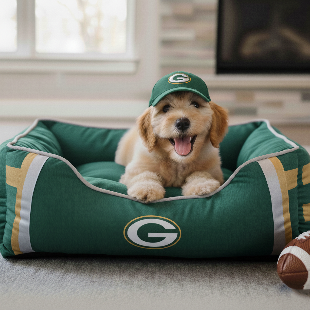 🛏️Football team pet beds