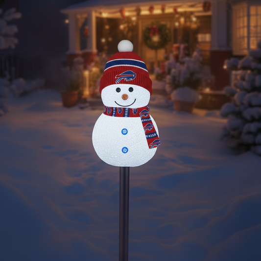 Football Team Snowman Path Lights