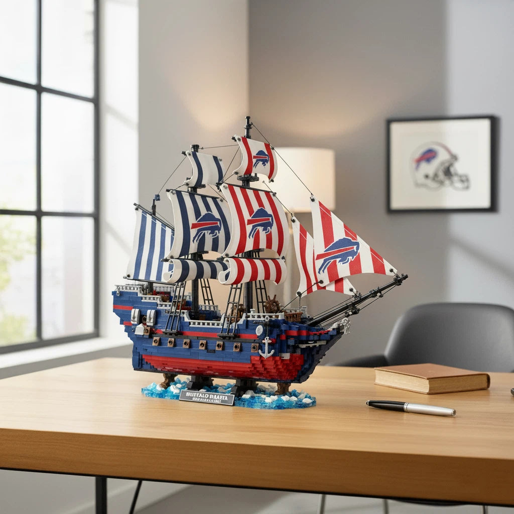 ⚓ Football Building Blocks — Pirate Ship