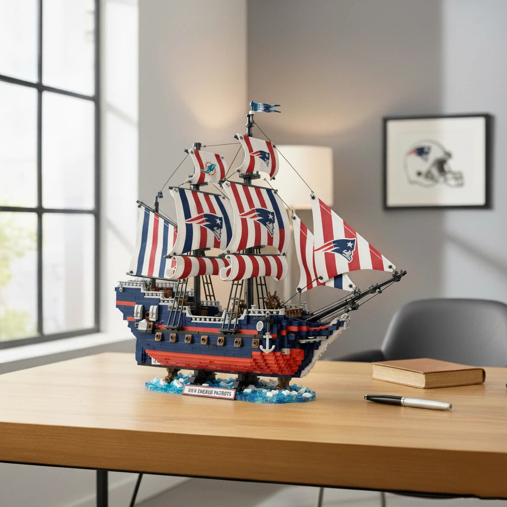 ⚓ Football Building Blocks — Pirate Ship