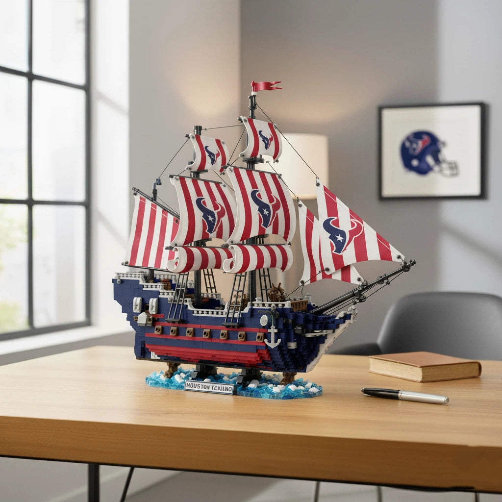 ⚓ Football Building Blocks — Pirate Ship