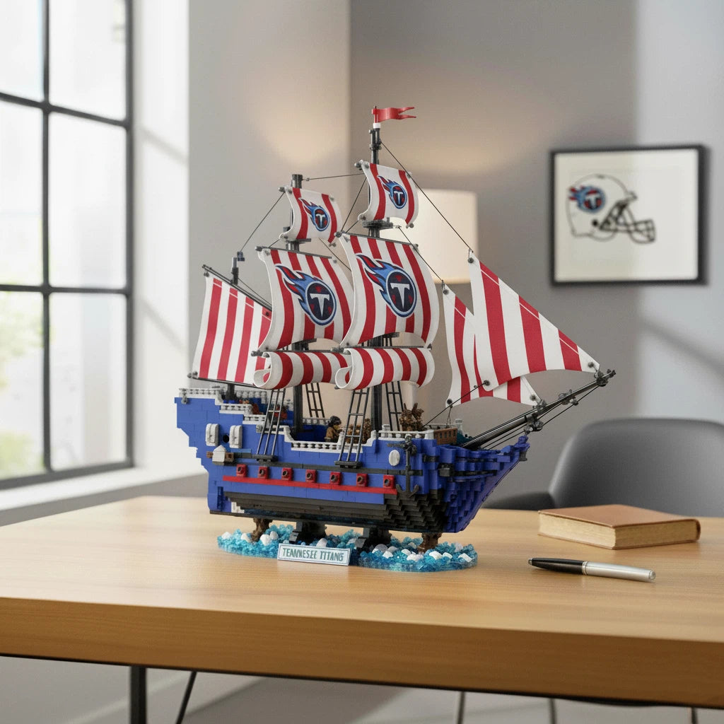 ⚓ Football Building Blocks — Pirate Ship