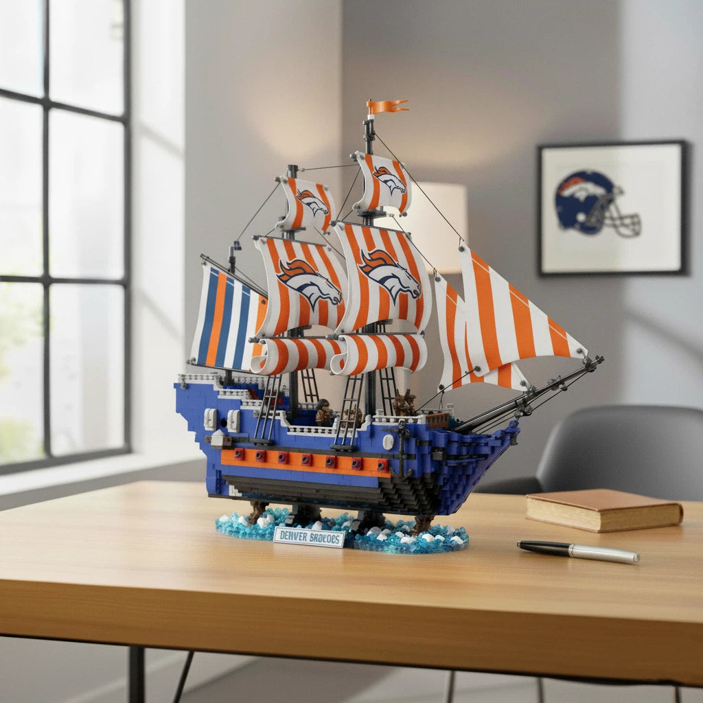 ⚓ Football Building Blocks — Pirate Ship