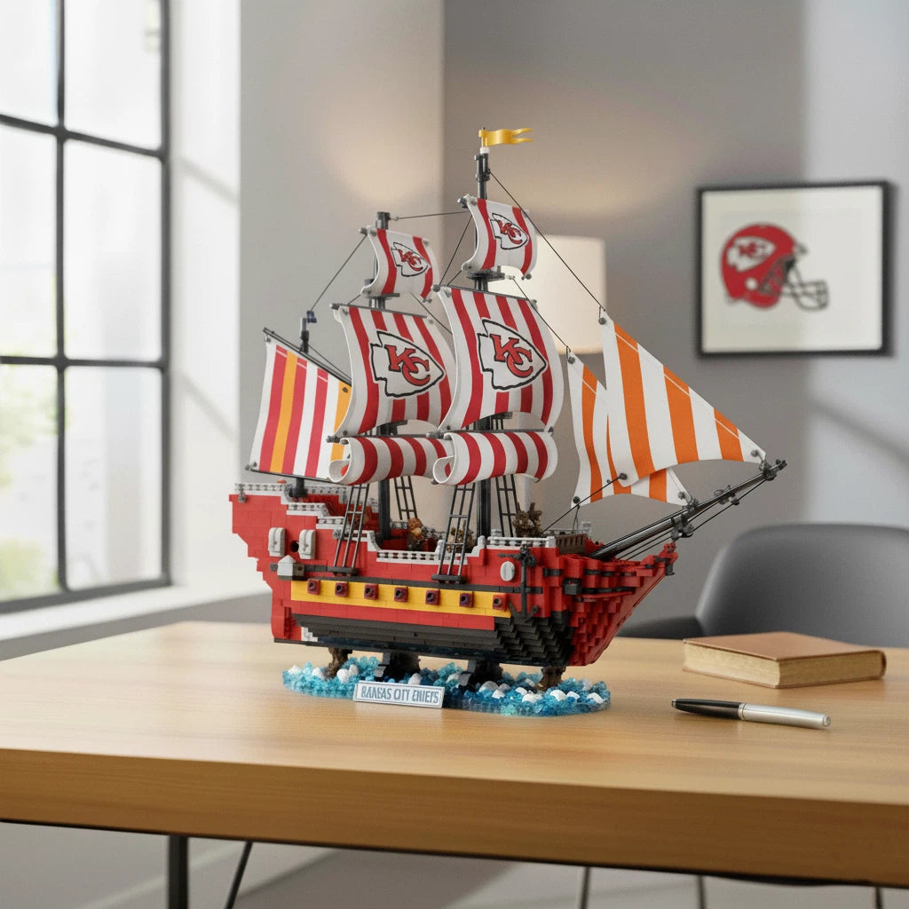 ⚓ Football Building Blocks — Pirate Ship