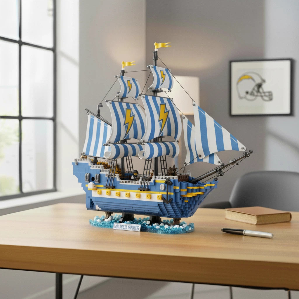 ⚓ Football Building Blocks — Pirate Ship