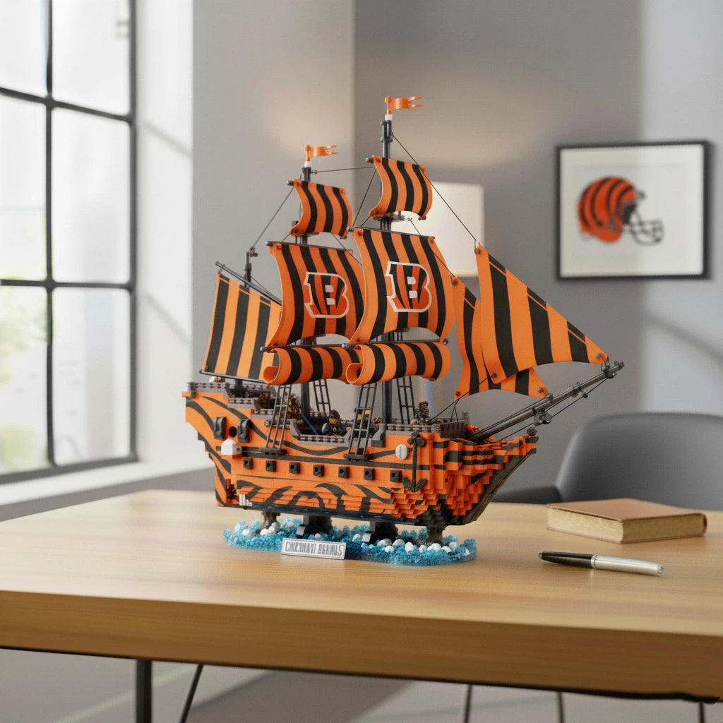 ⚓ Football Building Blocks — Pirate Ship