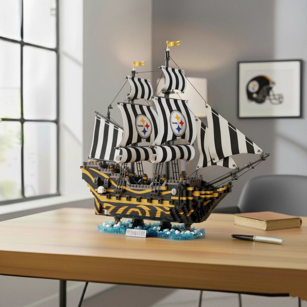 ⚓ Football Building Blocks — Pirate Ship