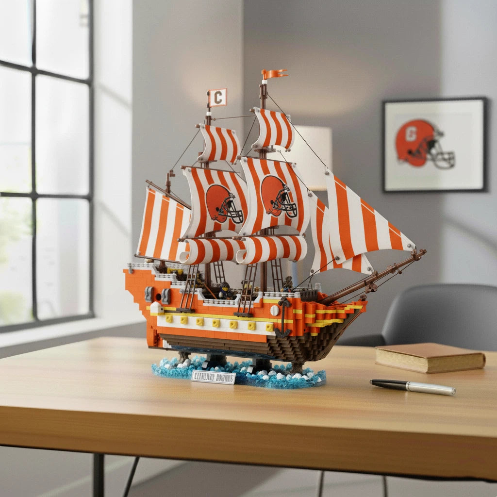 ⚓ Football Building Blocks — Pirate Ship