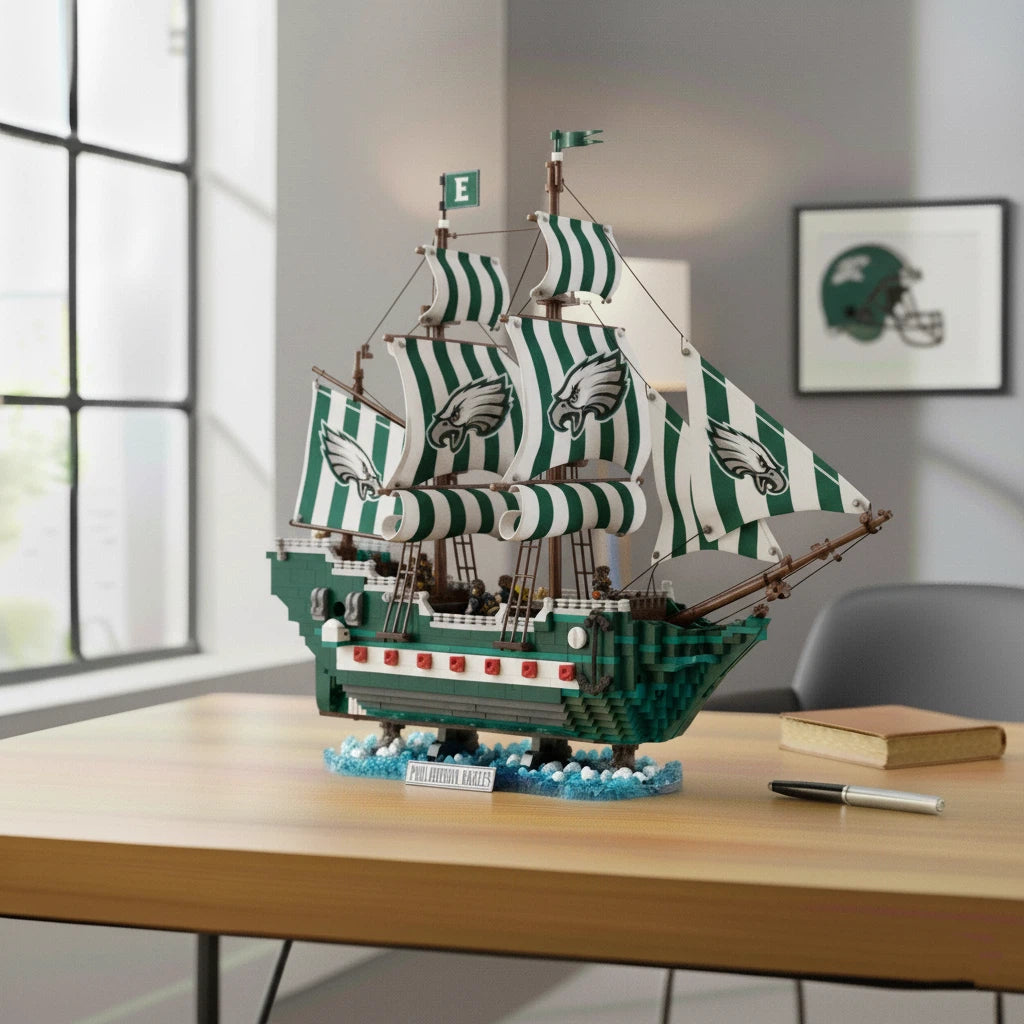 ⚓ Football Building Blocks — Pirate Ship