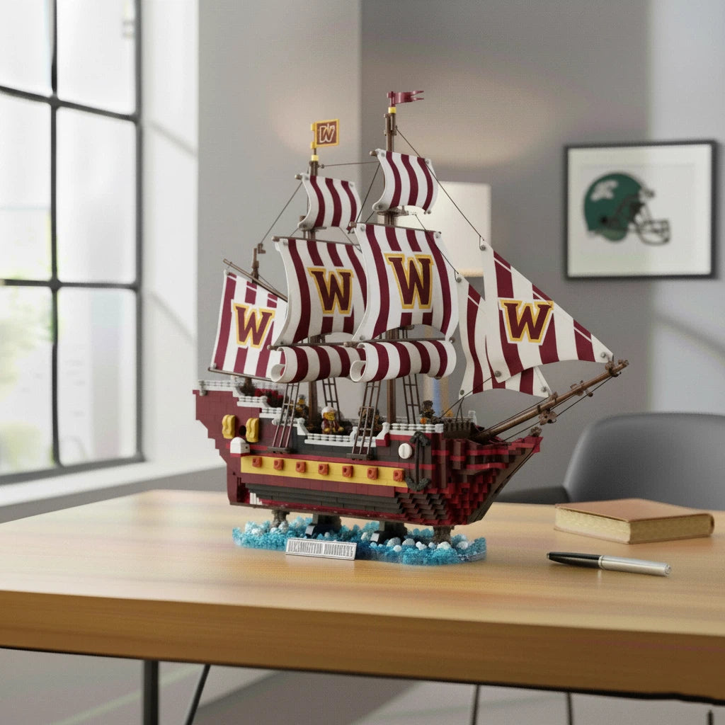 ⚓ Football Building Blocks — Pirate Ship