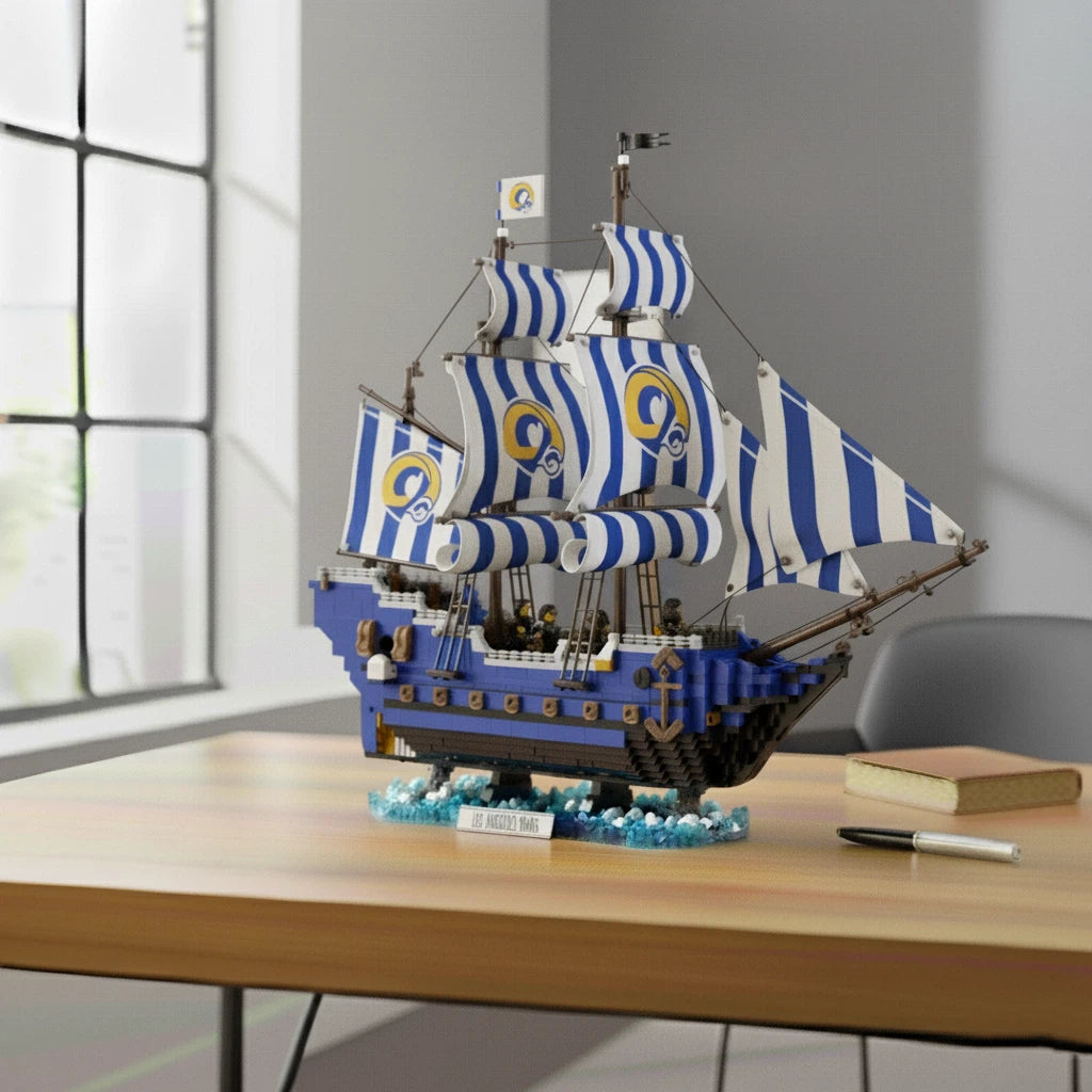 ⚓ Football Building Blocks — Pirate Ship