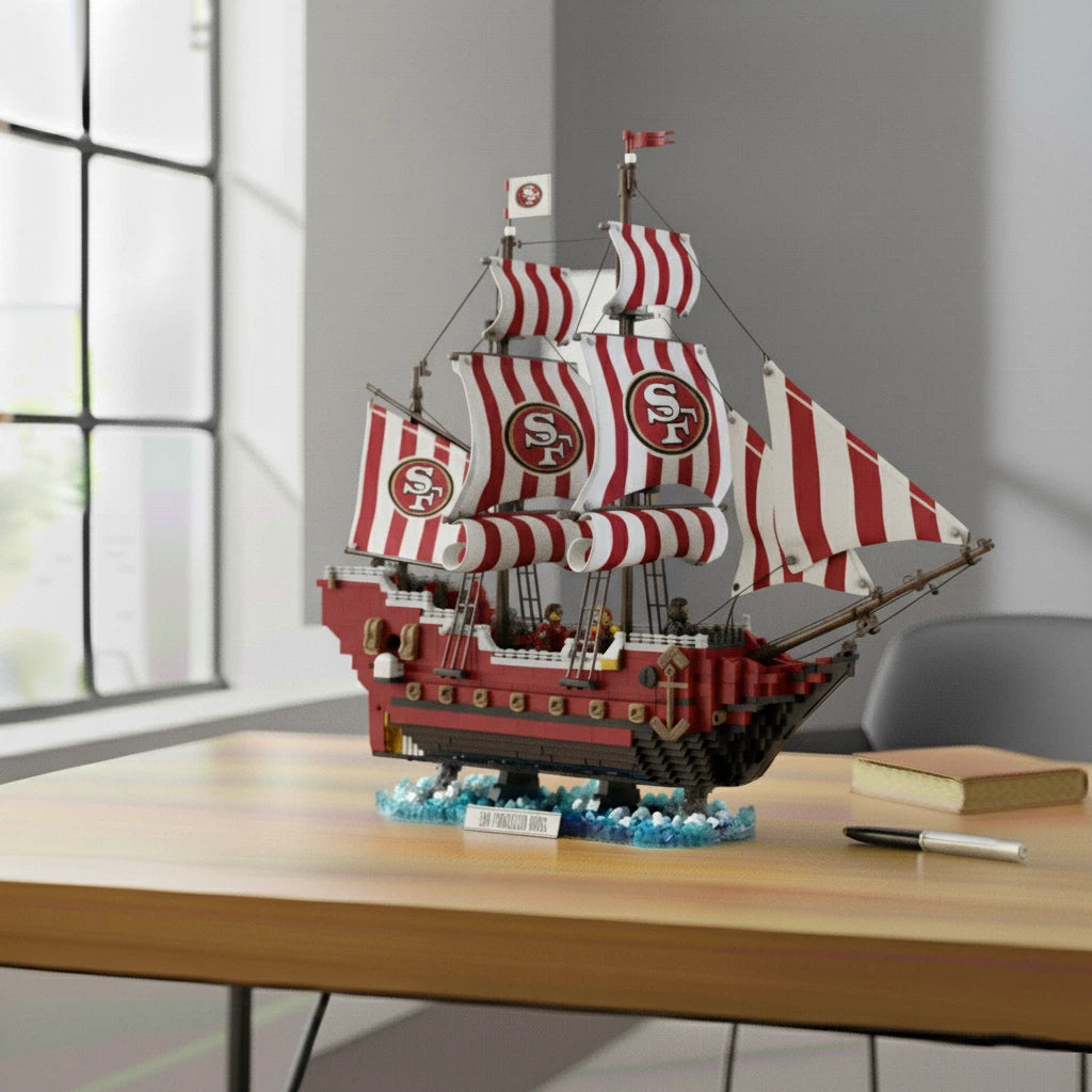 ⚓ Football Building Blocks — Pirate Ship