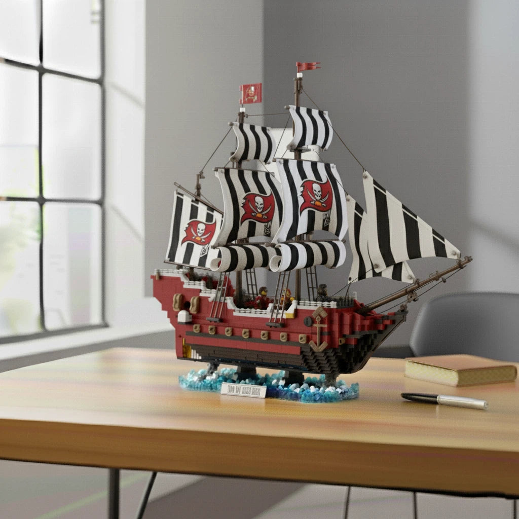 ⚓ Football Building Blocks — Pirate Ship
